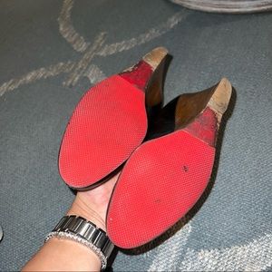 Authentic Christian Louboutin wedge heel